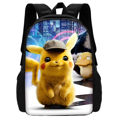 Sac à dos Pokémon - Cartable Scolaire - Sac à bandoulière, trousse