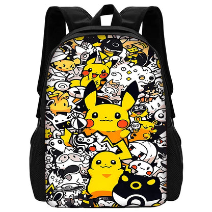 Sac à dos Pokémon - Cartable Scolaire - Sac à bandoulière, trousse