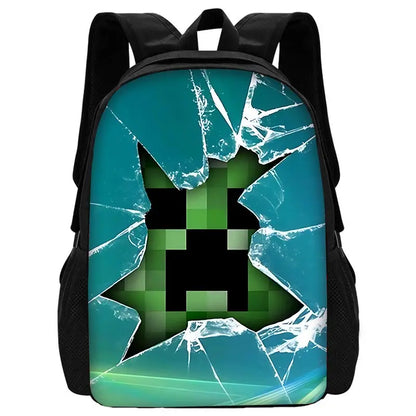 Sac à dos Minecraft - Sac à bandoulière, trousse