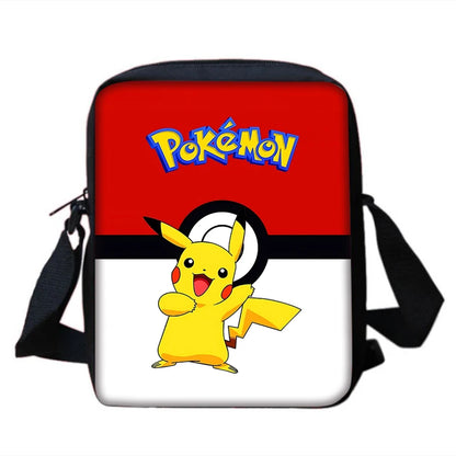 Sac à dos Pokémon - Cartable Scolaire - Sac à bandoulière, trousse