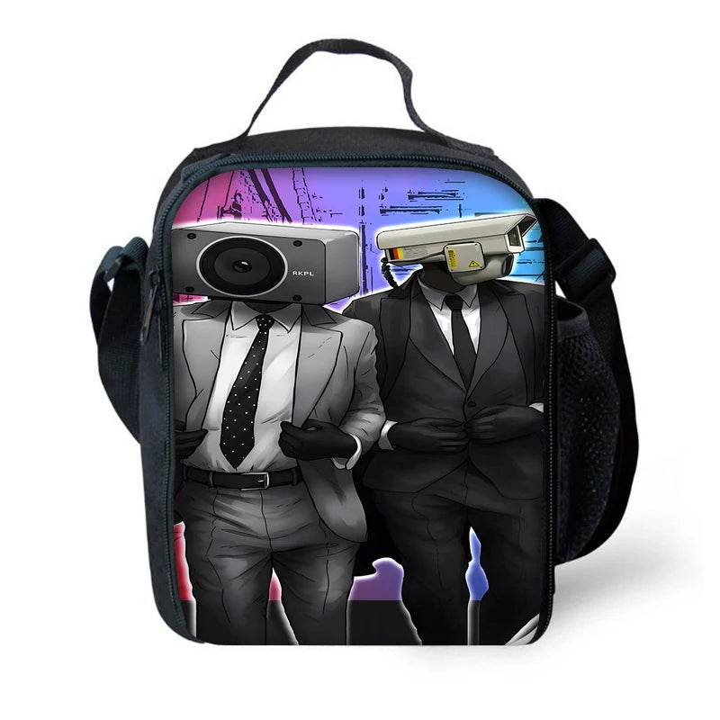 Sac à dos Skibidi - Cartable Scolaire, sac à Bandoulière, trousse