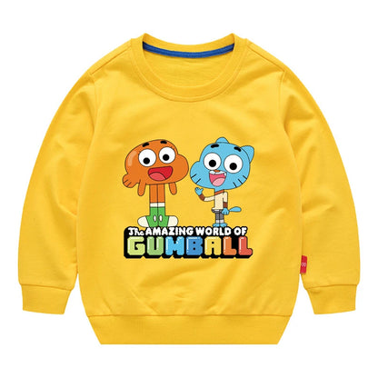 Pull Gumball Enfant - Sweat  Le Monde Incroyable de Gumball Garçon Fille