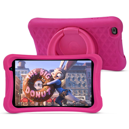 Tablette Enfant 8 Pouces Android 13 - 64GB ROM, Contrôle Parental, Coque Protection - Éducative 3-12 ans