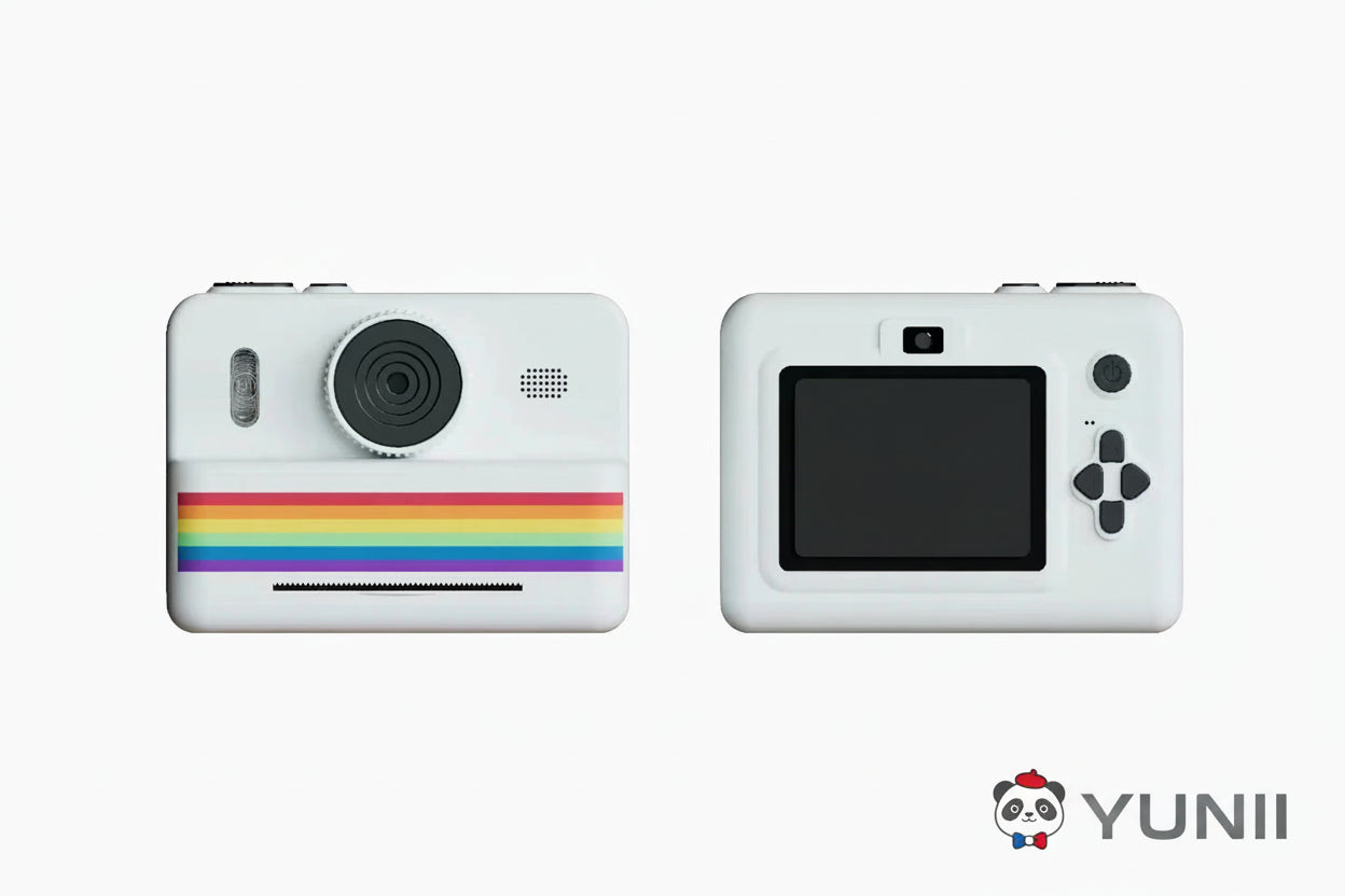 Appareil Photo Instantané Enfant avec Imprimante - Caméra Numérique 1080P HD 2.8" - Jouet Créatif 3 Ans+
