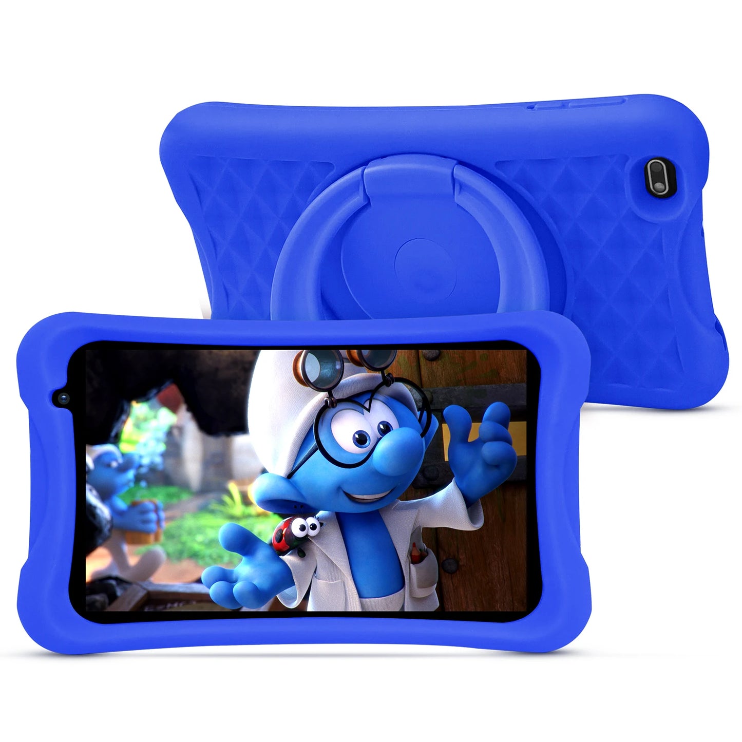 Tablette Enfant 8 Pouces Android 13 - 64GB ROM, Contrôle Parental, Coque Protection - Éducative 3-12 ans