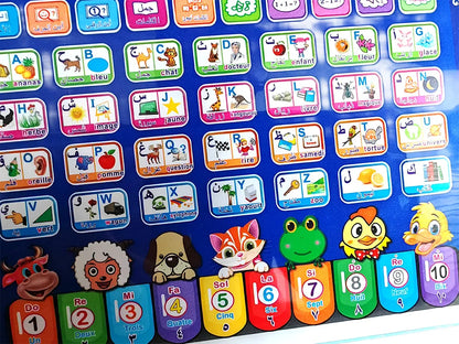 Tablette Éducative Bilingue pour Enfants 3-12 ans - Français/Anglais ou Français/Arabe