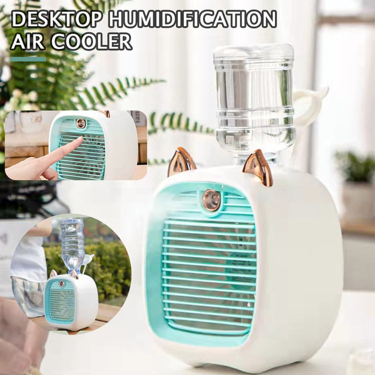 Ventilateur de bureau avec fonction de rafraîchissement et d'humidification