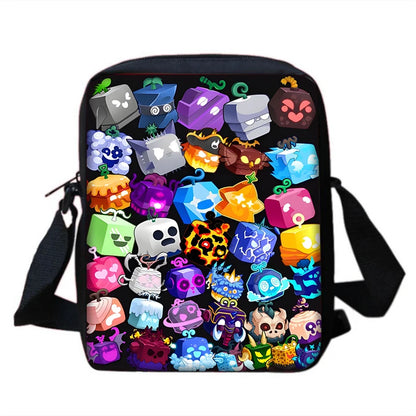 Sac à dos Blox Fruits Gaming - Cartable Scolaire, sac à bandoulière, Trousse