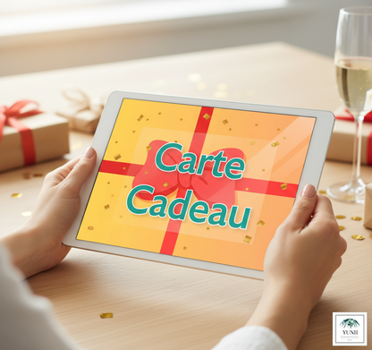 Carte cadeau YUNII numérique - lifestyle YUNII