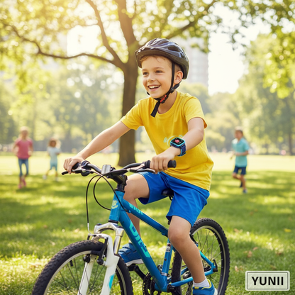Enfant sportif portant la Kids Watch Sport GPS - lifestyle YUNII