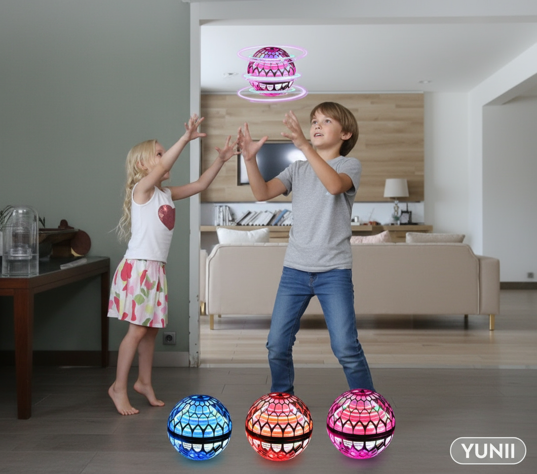 Enfants jouant avec la boule volante - version modifiée YUNII