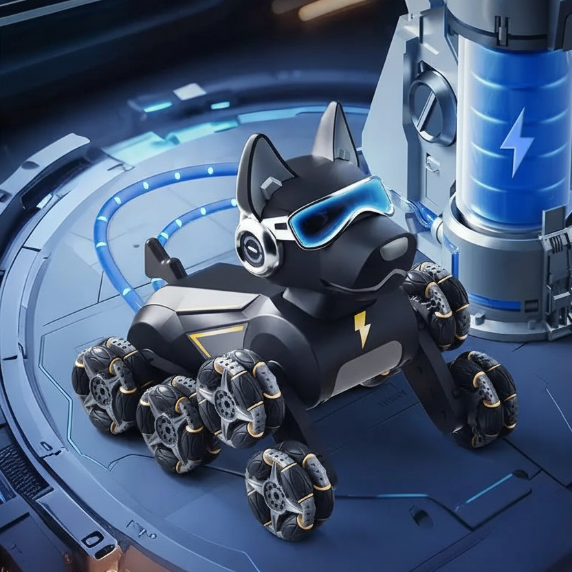 Image chien robot YUNII station de charge