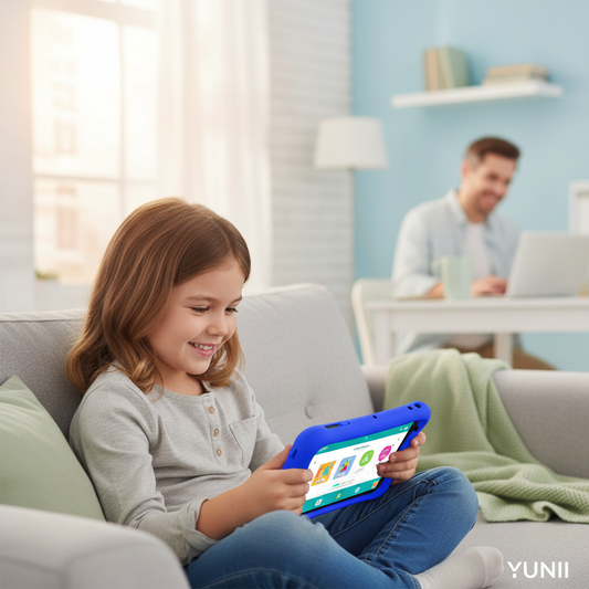 Image lifestyle tablette enfant YUNII