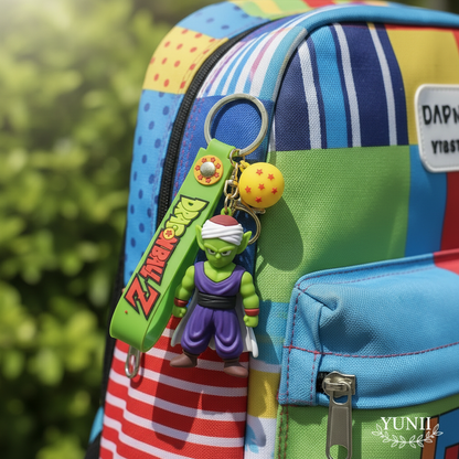 Porte-clés Piccolo Dragon Ball Z sur sac à dos coloré - Style YUNII