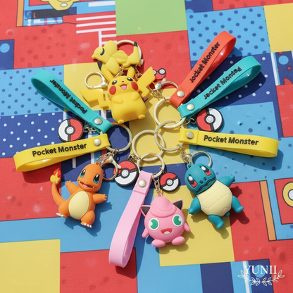 Porte-clés Pokémon complets