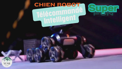Chien Robot Télécommandé Intelligent - Jouet Acrobatique Interactif Enfant
