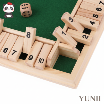 Shut The Box YUNII - Produit avec Panda