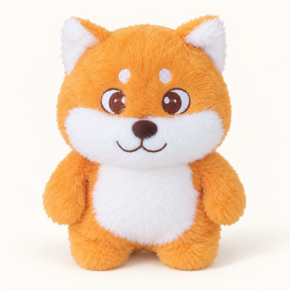 Peluche YUNII Chien Shiba Inu orange – modèle animal doux à collectionner