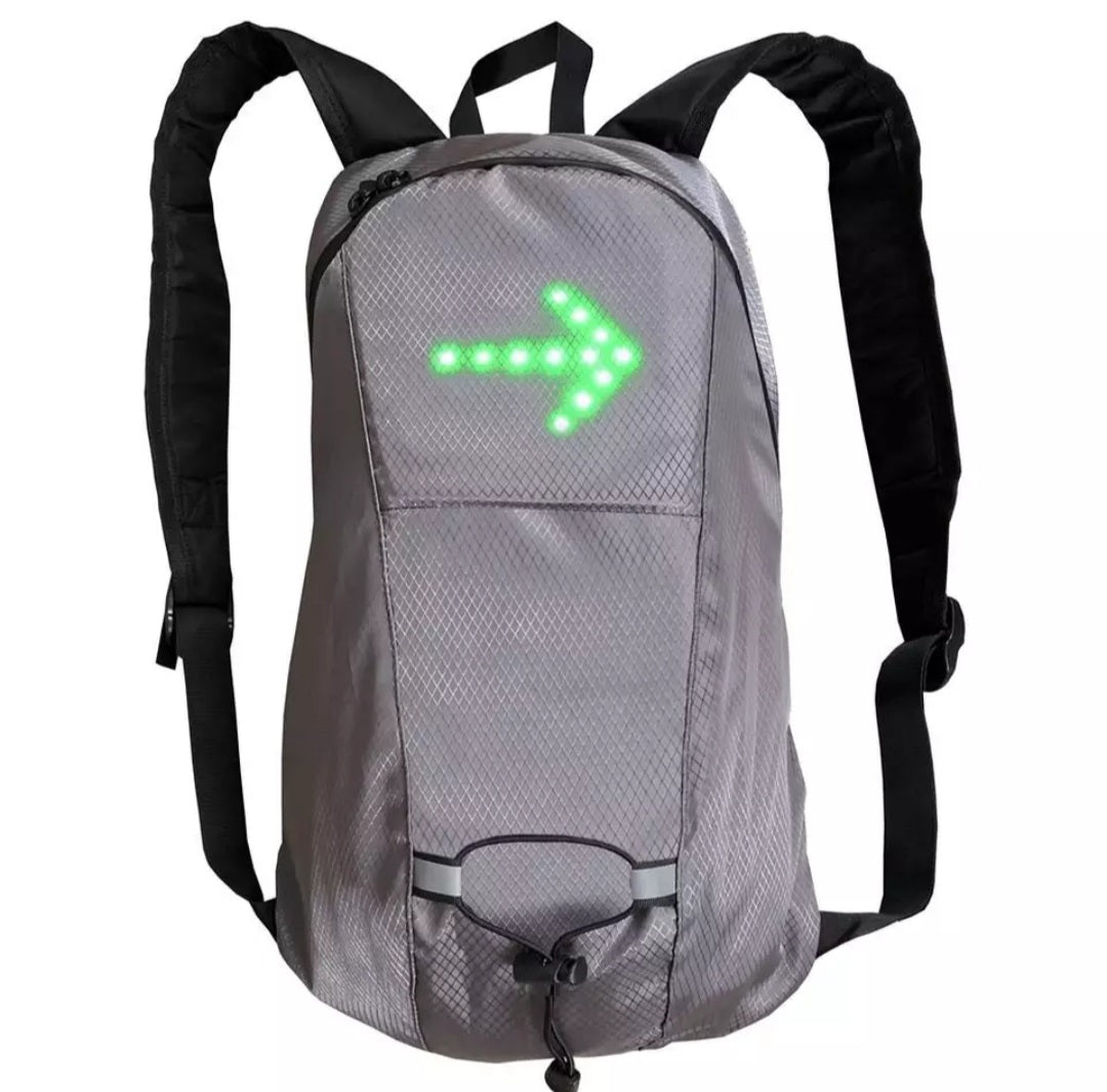 Sac à dos à LED connecté