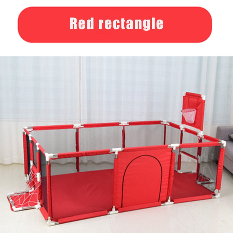 Baby Park rectangle complet Rouge