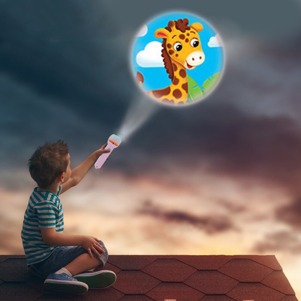 La lampe torche pour enfant - Projection d'image, histoire pour s'endormir