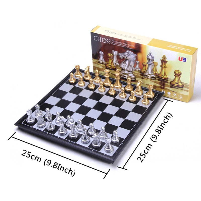 Jeu d'échecs magnétique portable