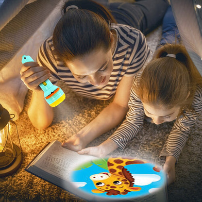 La lampe torche pour enfant - Projection d'image, histoire pour s'endormir