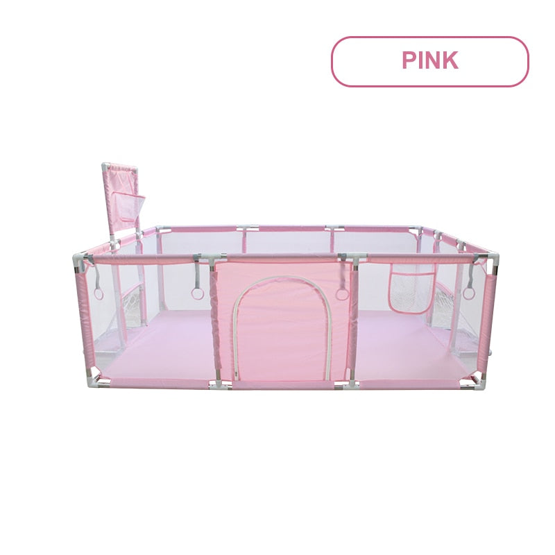 Baby Park rectangle complet Rose