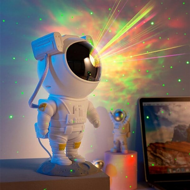 Astronaute Projecteur Galaxy Night Light - Veilleuse Étoilée