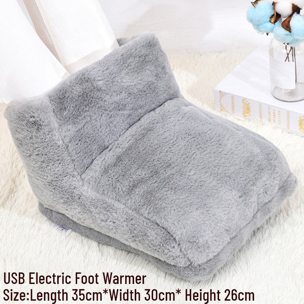 Chauffe-pieds électrique Chauffage USB Charge Économie d'énergie Housse de  pied chaude Pieds Coussins chauffants